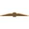Ekena Millwork Eugene Smooth Timber Gable Bracket, Western Red Cedar, 48"W x 8"H x 1 1/2"D x 5 1/2"F, 4/12 Pitch GBW048X08X0206EUG00SWR - alternate 4